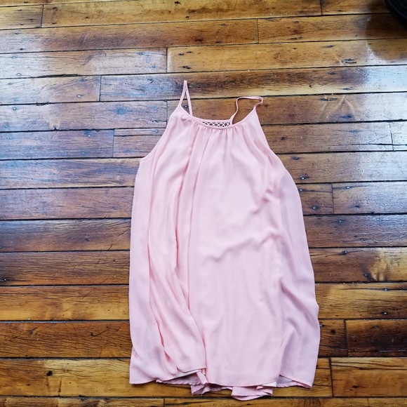 Pink chiffon dress - Picture 3 of 3